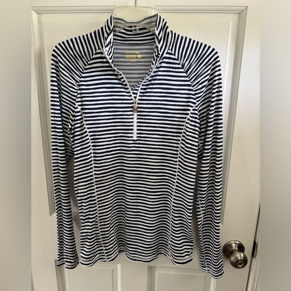 Lilly Pulitzer Half-zip Pullover UPF 50+, size medium